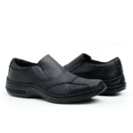 Sapato Masculino de Couro Legítimo de Boi Comfort Ortopédico leve Macio Elástico - Imagem 3