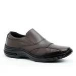 Sapato Masculino de Couro Legítimo de Boi Comfort Ortopédico leve Macio Elástico - Imagem 4